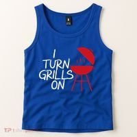 I Turn Grills On Tank Top thumb 2