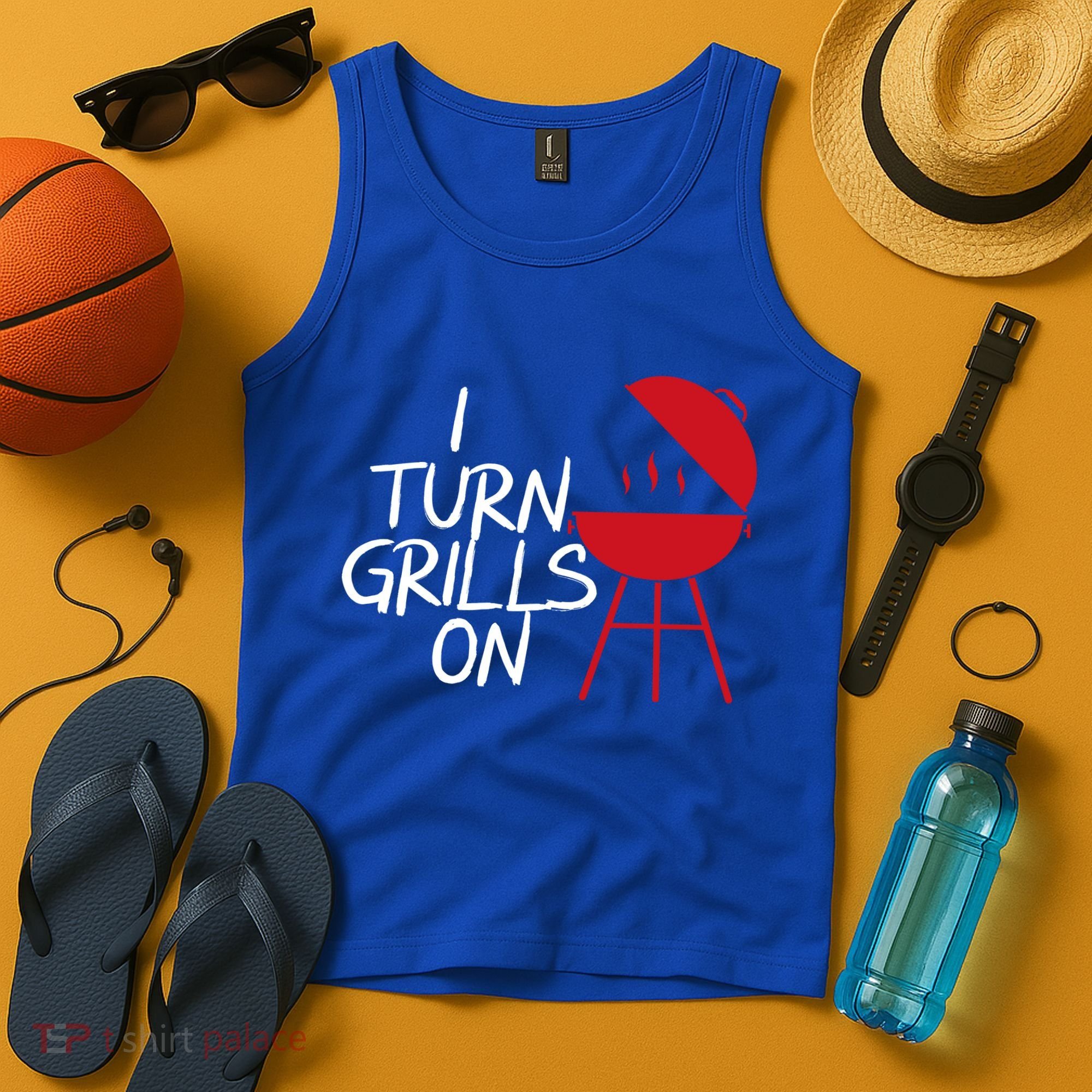 I Turn Grills On Tank Top