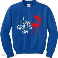 I Turn Grills On Kids Sweatshirt thumb 0