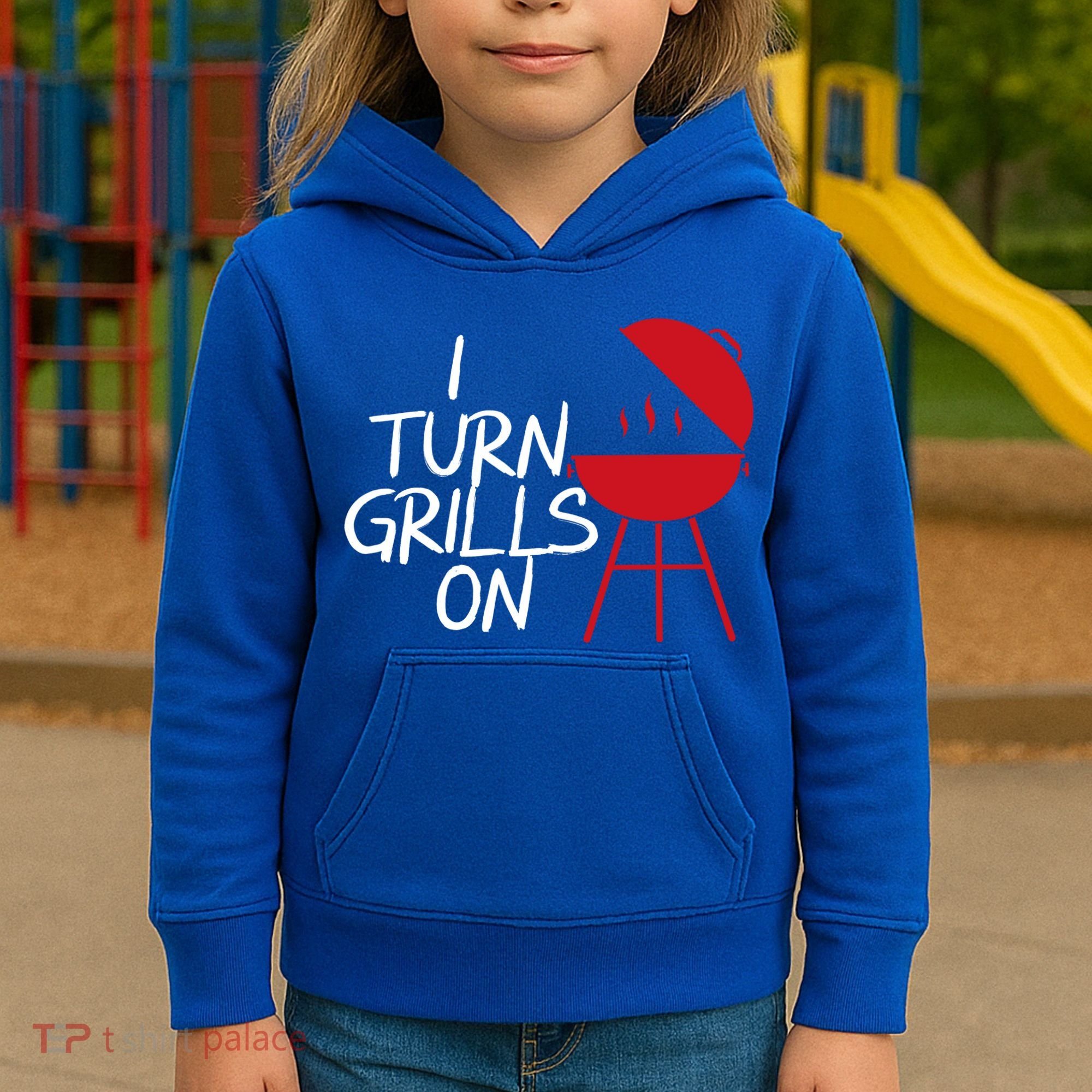 I Turn Grills On Kids Hoodie