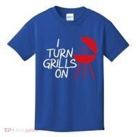 I Turn Grills On Kids T-Shirt thumb 0