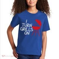I Turn Grills On Kids T-Shirt thumb 2