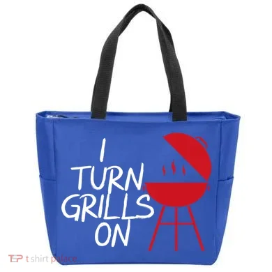 I Turn Grills On Tote Bag
