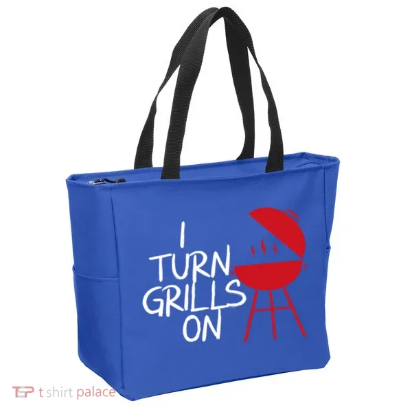 I Turn Grills On Tote Bag