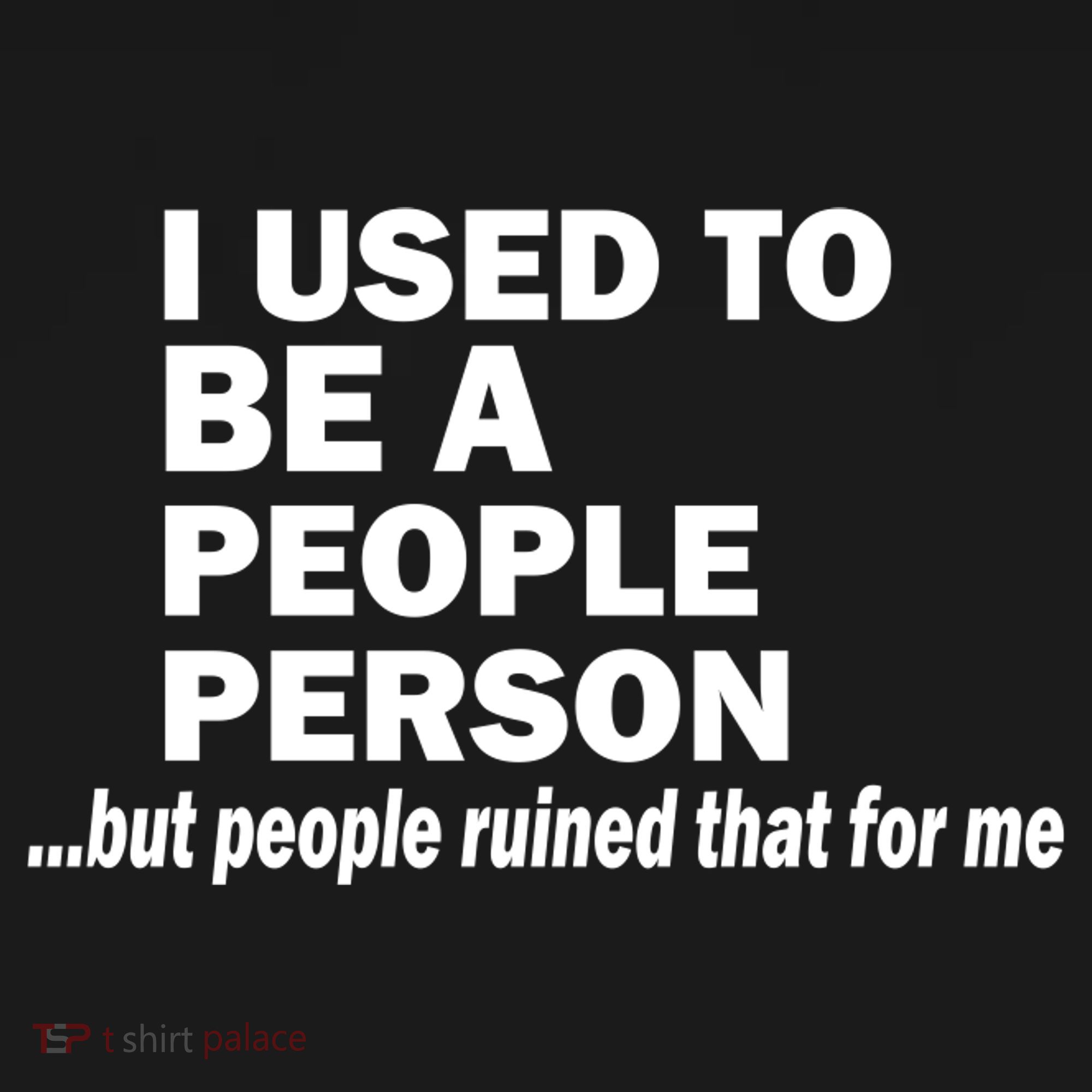 I Used To Be A People Person Hoodie