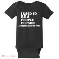 I Used To Be A People Person Baby Bodysuit thumb 0