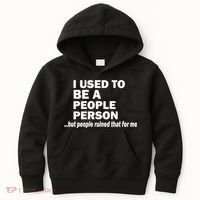 I Used To Be A People Person Kids Hoodie thumb 0