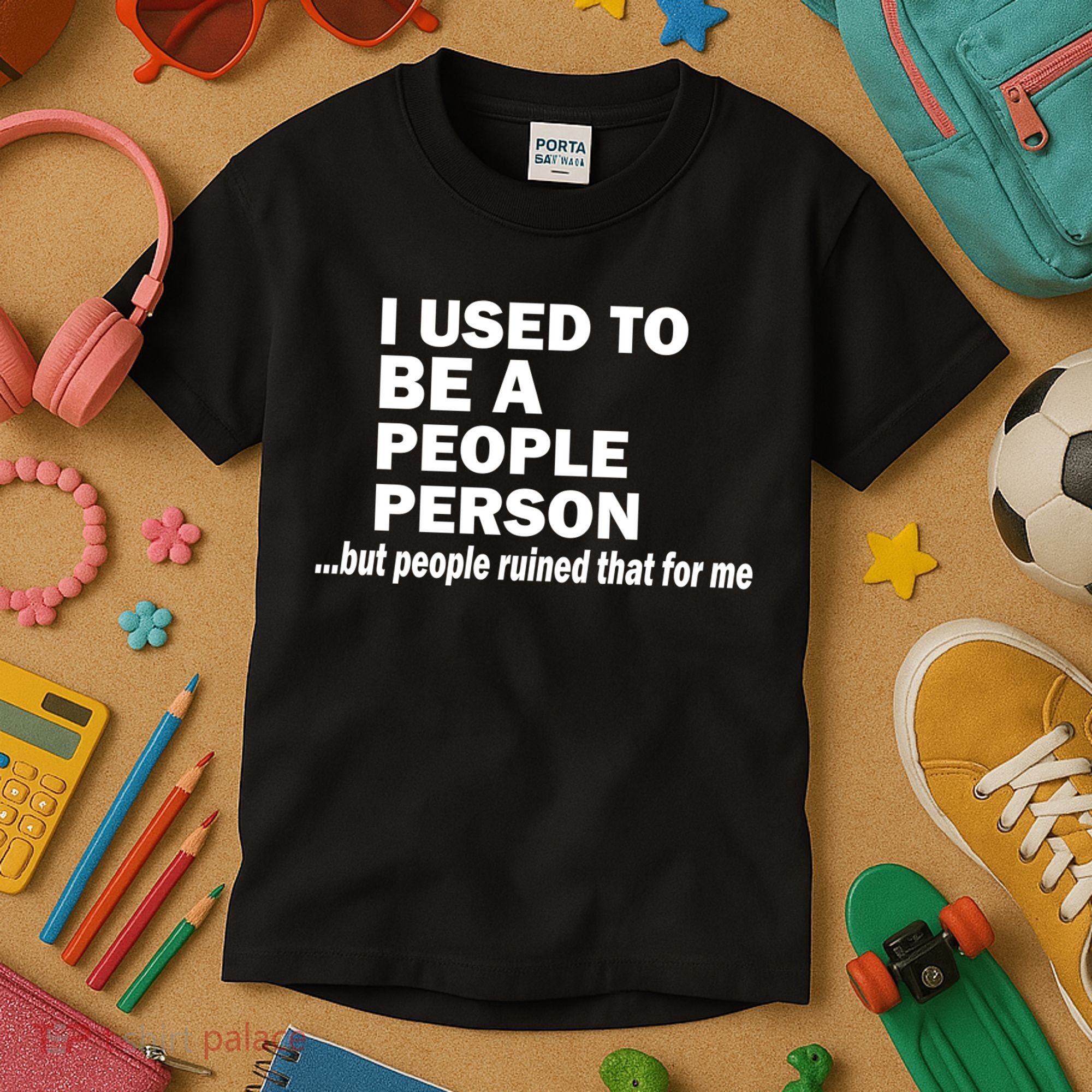 I Used To Be A People Person Kids T-Shirt