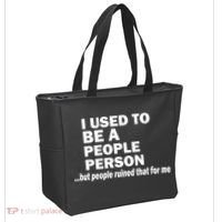 I Used To Be A People Person Tote Bag thumb 2