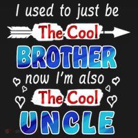 I Used To Be The Cool Brother Now I'm Also The Cool Uncle Ornament thumb 1