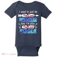 I Used To Be The Cool Brother Now I'm Also The Cool Uncle Baby Bodysuit thumb 0