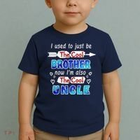 I Used To Be The Cool Brother Now I'm Also The Cool Uncle Toddler T-Shirt thumb 2