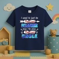 I Used To Be The Cool Brother Now I'm Also The Cool Uncle Toddler T-Shirt thumb 3