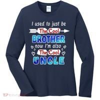 I Used To Be The Cool Brother Now I'm Also The Cool Uncle Women's Long Sleeve Shirt thumb 0