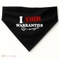 I Void Warranties USA-Made Doggie Bandana thumb 0