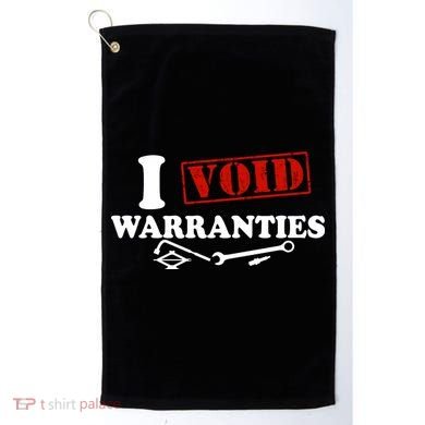 I Void Warranties Golf Towel