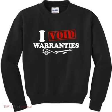 I Void Warranties Kids Sweatshirt