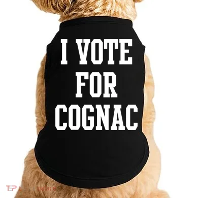 I Vote for Cognac Doggie Tank