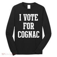 I Vote for Cognac Long Sleeve Shirt thumb 0