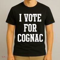 I Vote for Cognac T-Shirt thumb 3