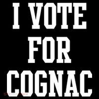 I Vote for Cognac Button thumb 1