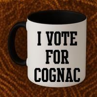 I Vote for Cognac Coffee Mug thumb 2