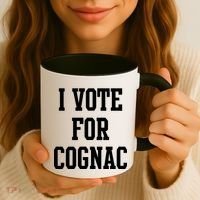 I Vote for Cognac Coffee Mug thumb 3