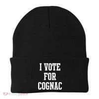I Vote for Cognac Beanie thumb 0