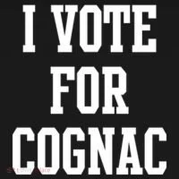 I Vote for Cognac Coaster thumb 2