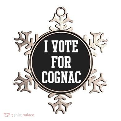 I Vote for Cognac Ornament