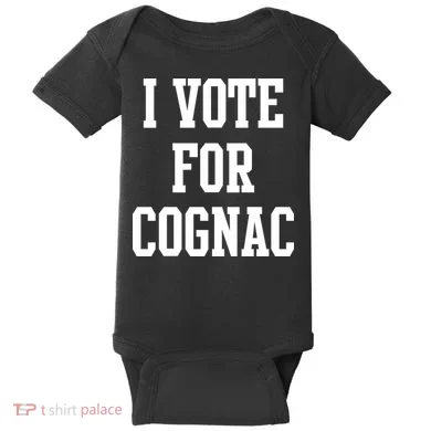 I Vote for Cognac Baby Bodysuit