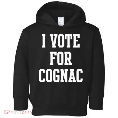 I Vote for Cognac Toddler Hoodie