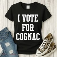 I Vote for Cognac Women's T-Shirt thumb 3