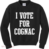 I Vote for Cognac Kids Sweatshirt thumb 0
