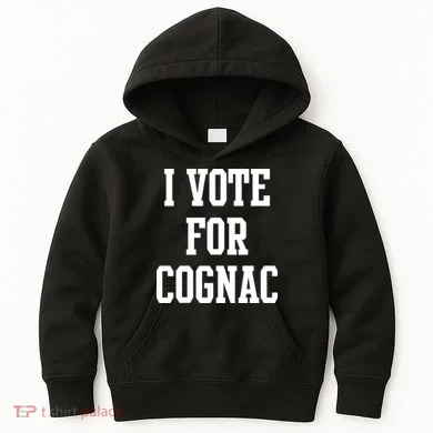 I Vote for Cognac Kids Hoodie
