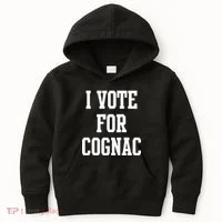 I Vote for Cognac Kids Hoodie thumb 0