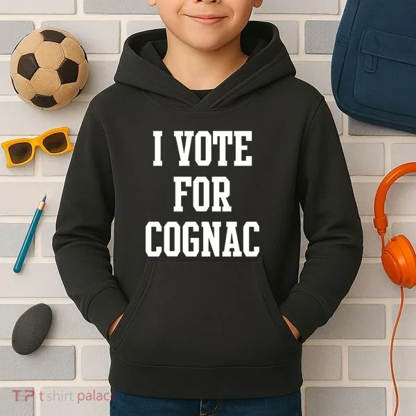 I Vote for Cognac Kids Hoodie