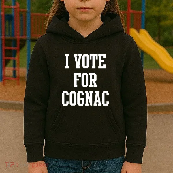 I Vote for Cognac Kids Hoodie