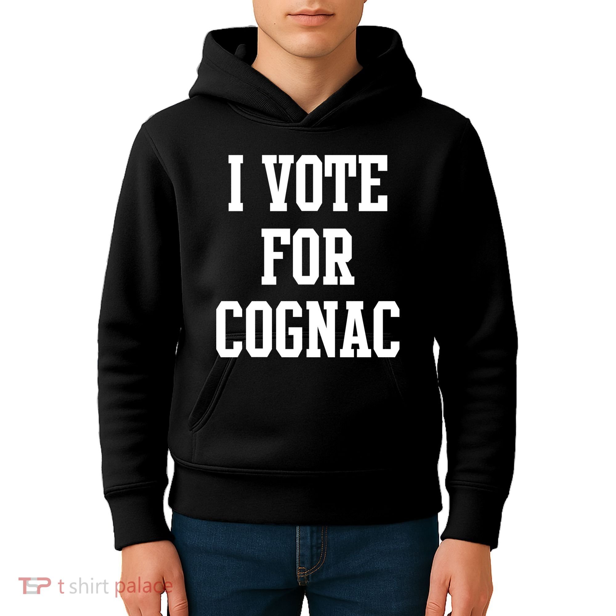 I Vote for Cognac Kids Hoodie