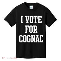I Vote for Cognac Kids T-Shirt thumb 0