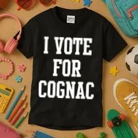 I Vote for Cognac Kids T-Shirt thumb 3