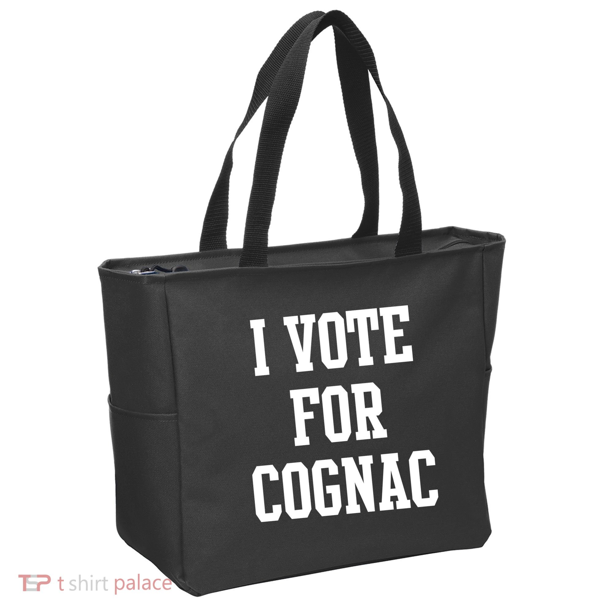 I Vote for Cognac Tote Bag