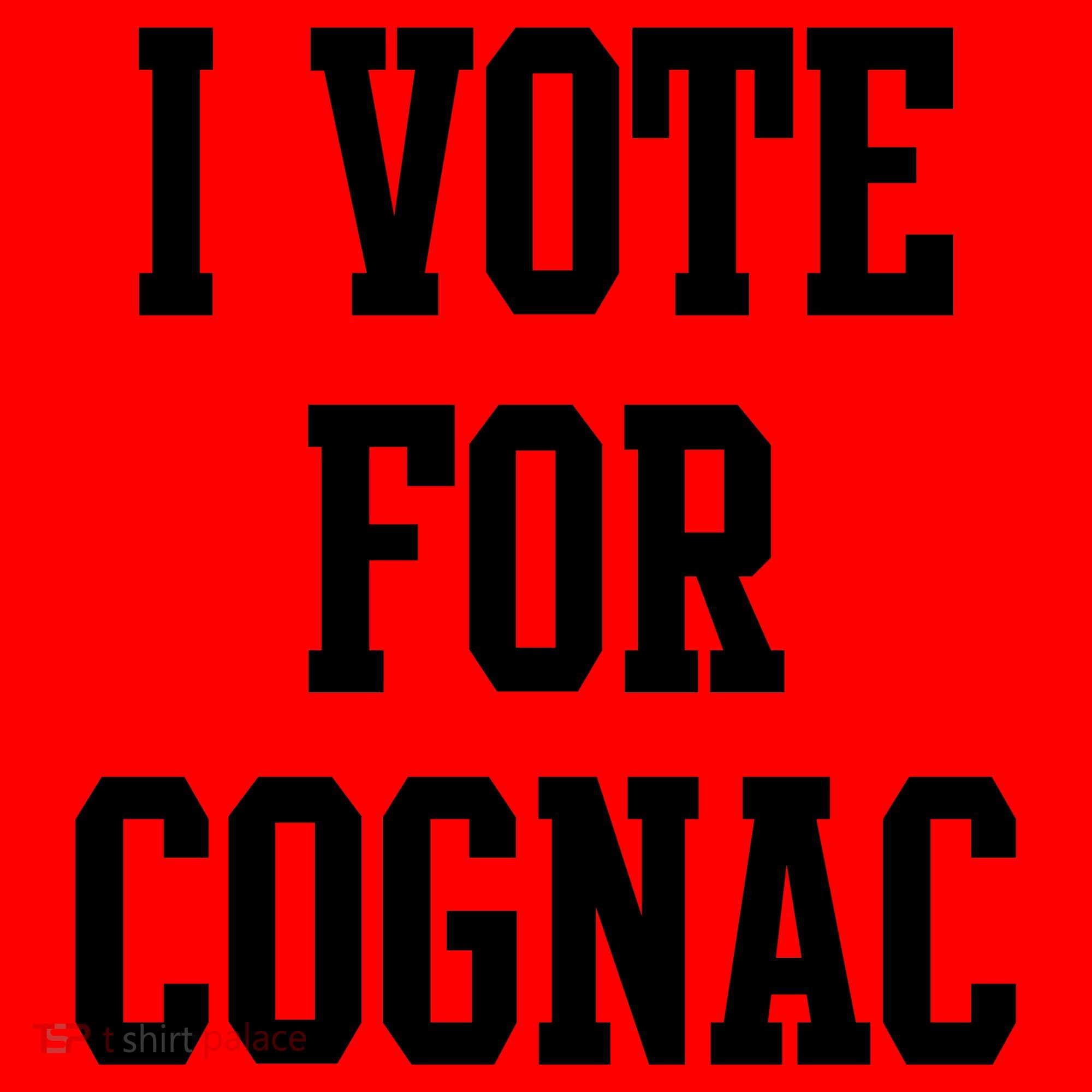 I Vote for Cognac Santa Hat