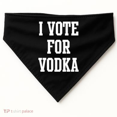 I Vote For Vodka USA-Made Doggie Bandana