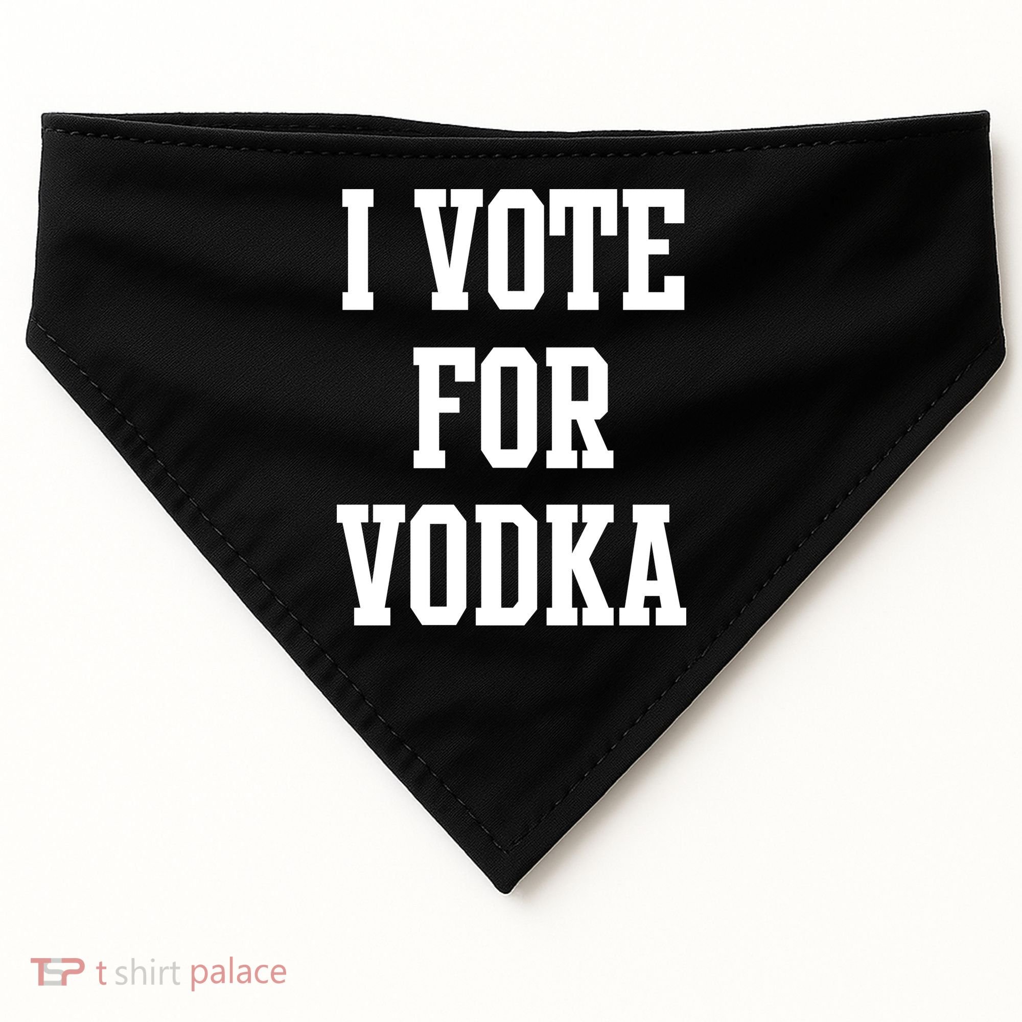 I Vote For Vodka USA-Made Doggie Bandana