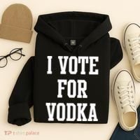 I Vote For Vodka Hoodie thumb 4