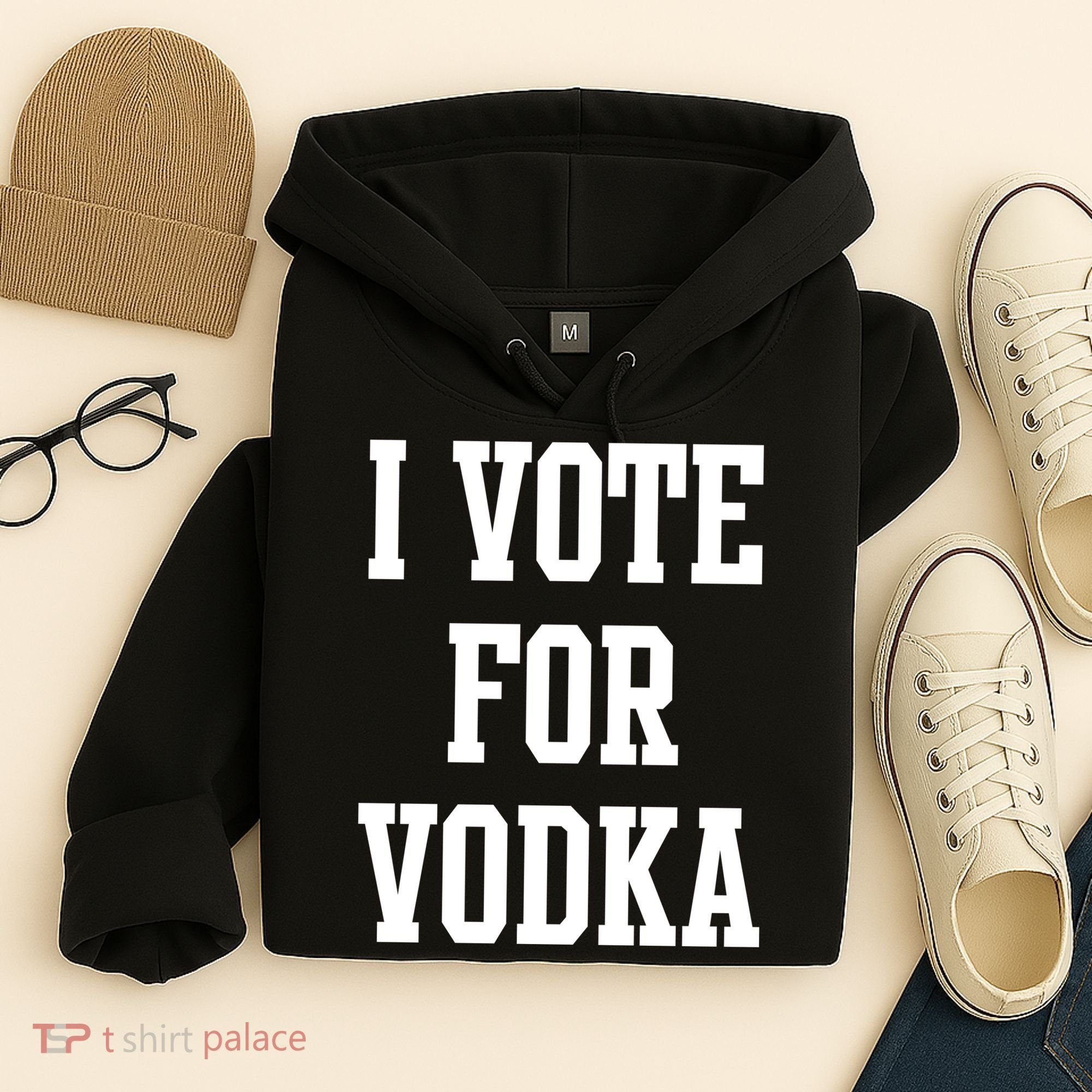 I Vote For Vodka Hoodie