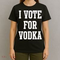 I Vote For Vodka T-Shirt thumb 4
