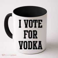 I Vote For Vodka Coffee Mug thumb 0