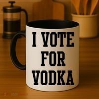 I Vote For Vodka Coffee Mug thumb 4